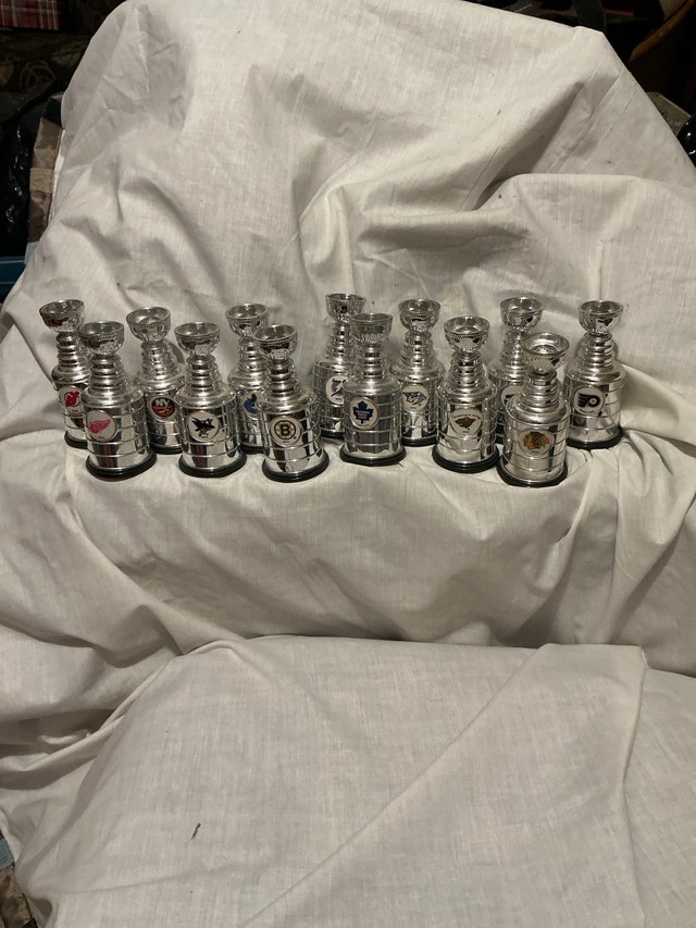 NHL Team Replica Stanley Cup Trophy Collection