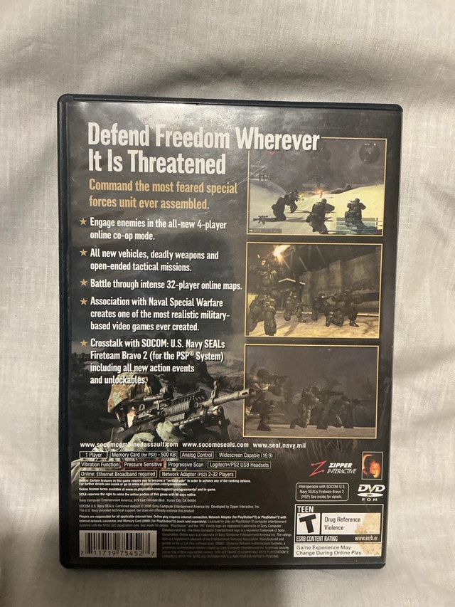 Sony SOCOM Combined Assault for PlayStation 2 - photo 2