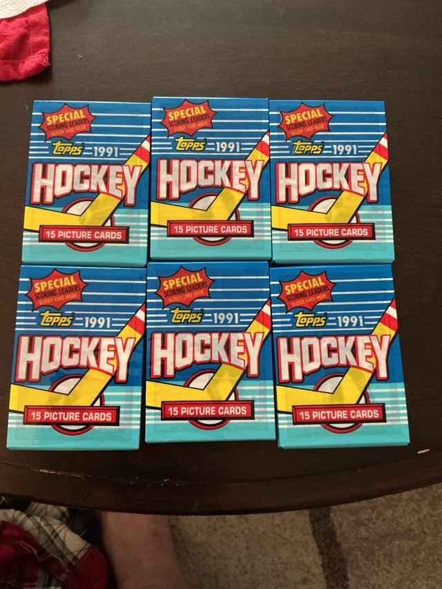 Topps 1991 Hockey Cards