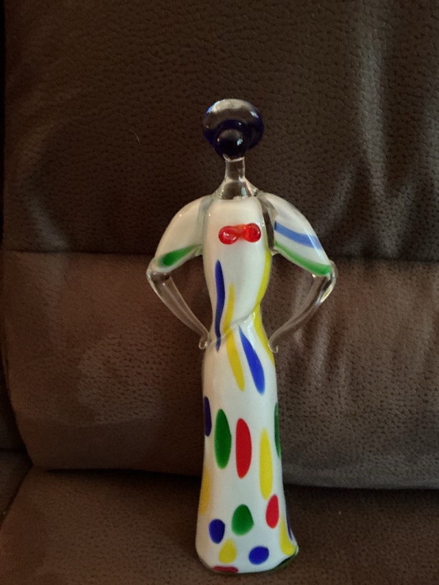 Multicoloured Glass Figurine