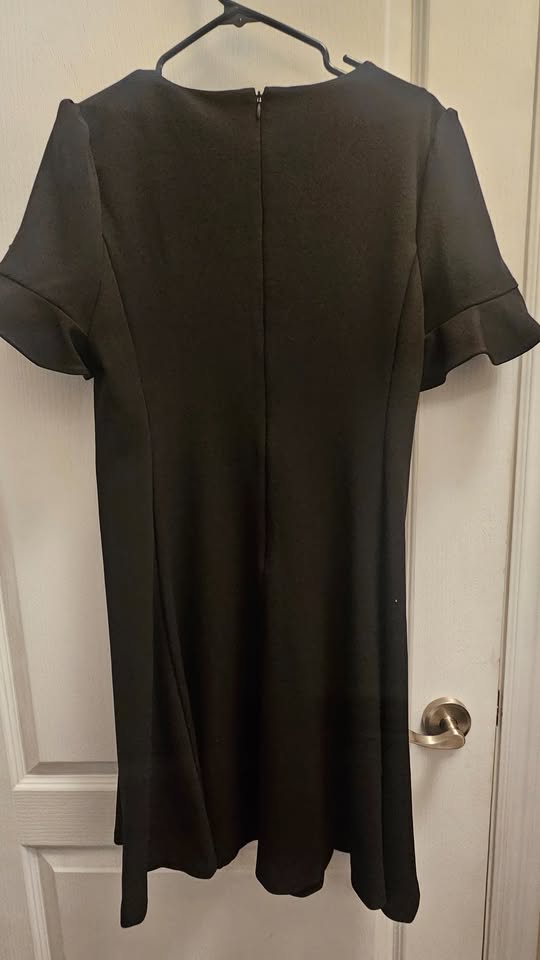 DKNY Black Flare Mini Dress - photo 3