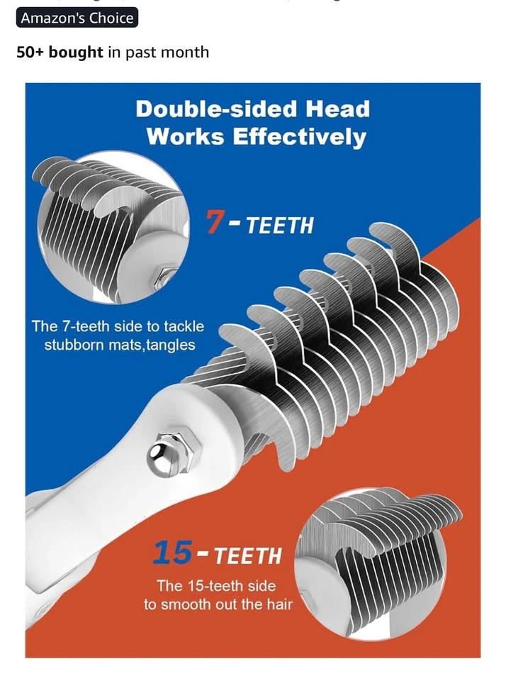 🐱🐶2-in-1 Cat & Dog Grooming Brush - photo 3
