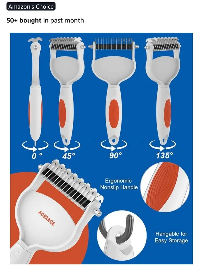 🐱🐶2-in-1 Cat & Dog Grooming Brush - photo 5