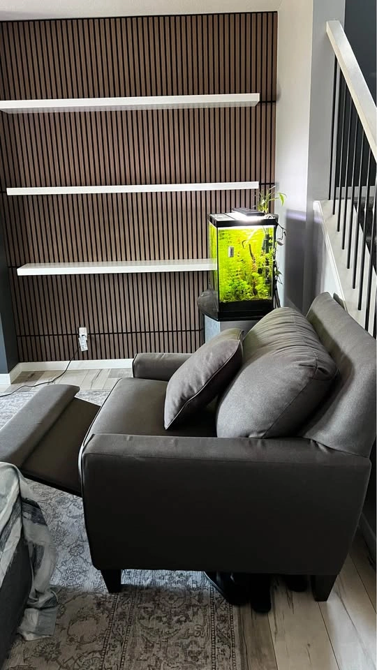 2x Power Reclining Chair and a Half in Gray - photo 3