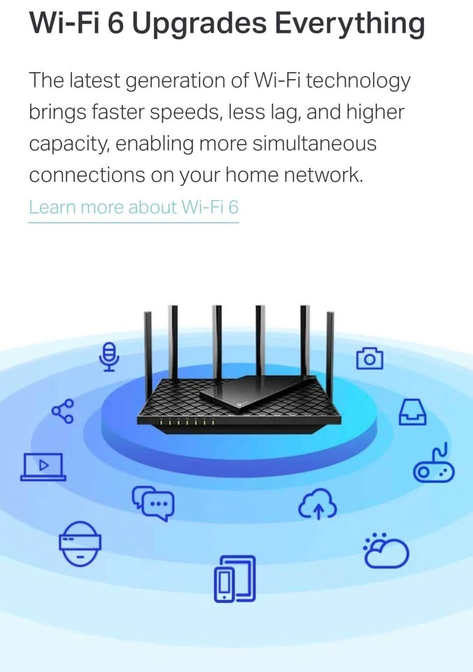 TP-Link Archer AX73 dual band Wi-Fi 6 wireless gaming router - photo 3