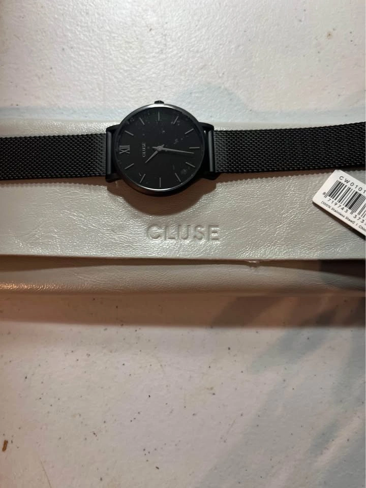 Minuit Mesh Full Black watch original Cluse with authentication - photo 4