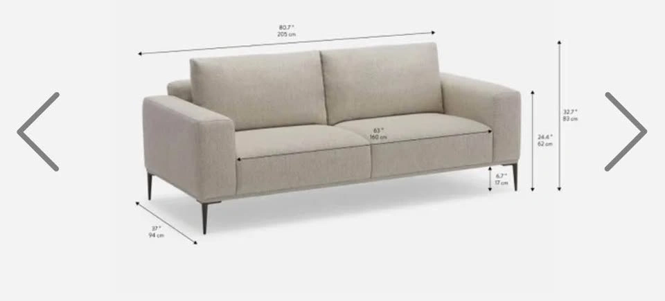 Contemporary 3-Seater Sofa - photo 2