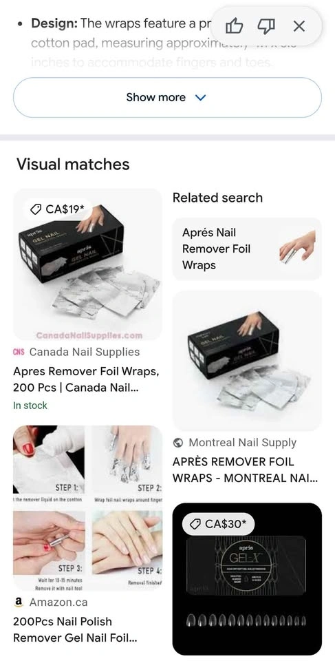 Apres Remover Foil Wraps, 200 Pcs | Canada Nail Supplies - photo 4