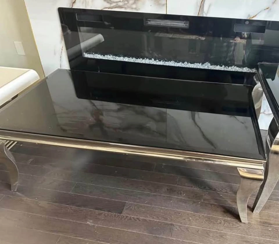 Glass top coffee table - photo 5