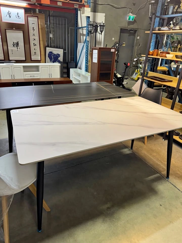 Modern Rock Plate Dining Table - Elegant Kitchen Table