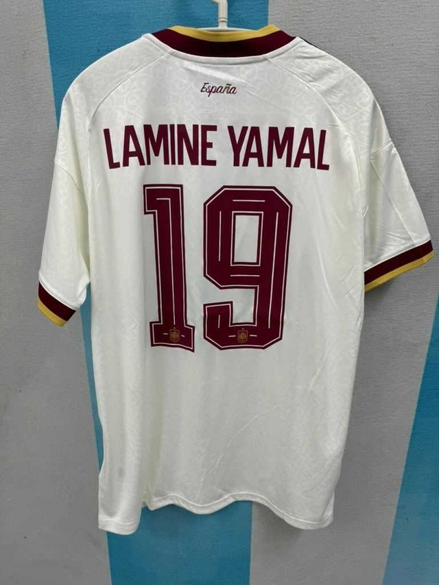 Lamine Yamal #19, Spain 2026 World Cup Away kit