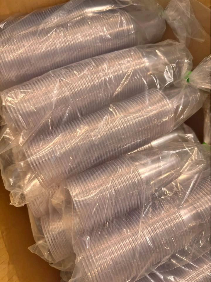 Bulk Clear 3oz Plastic Cups 2800+ units - Biodegradable