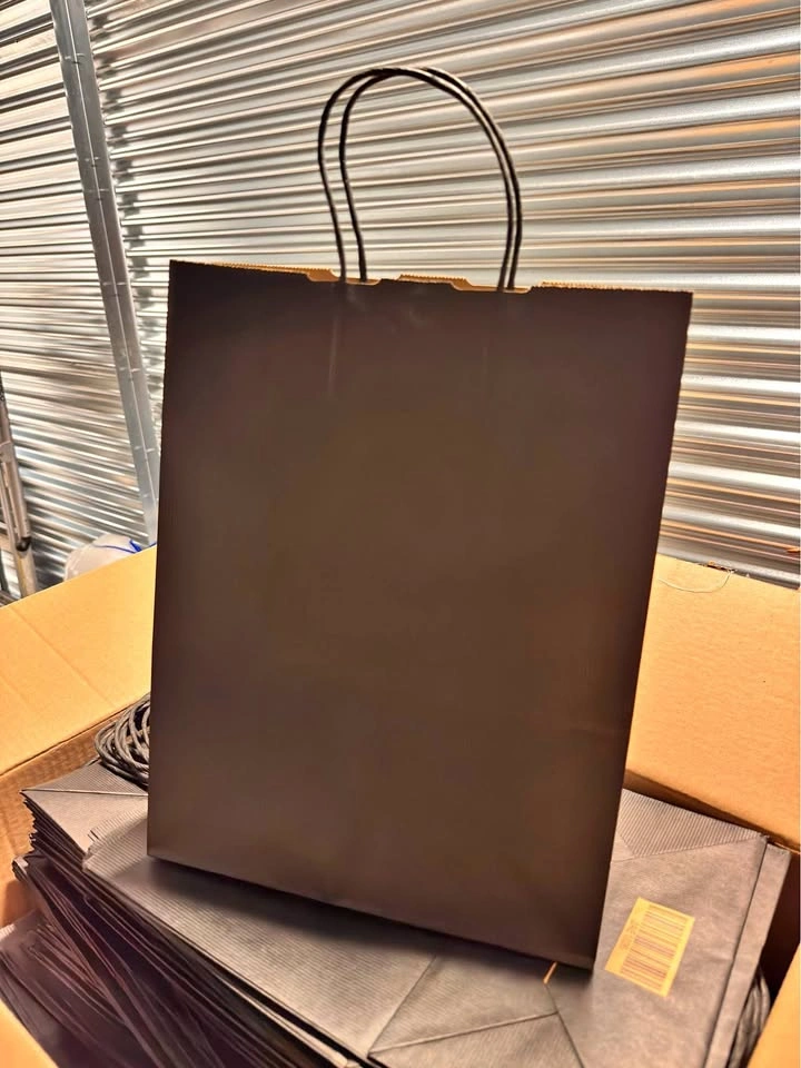 Black Paper Gift Bags x 75 (10 x 5 x 13")