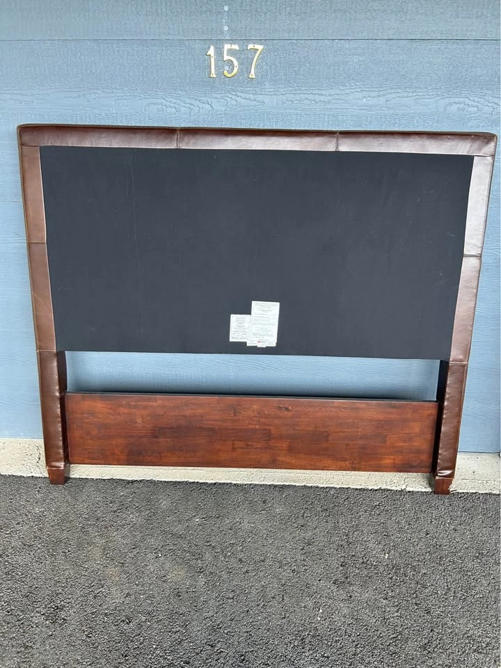 Pottery Barn Leather Headboard (Queen) - photo 2