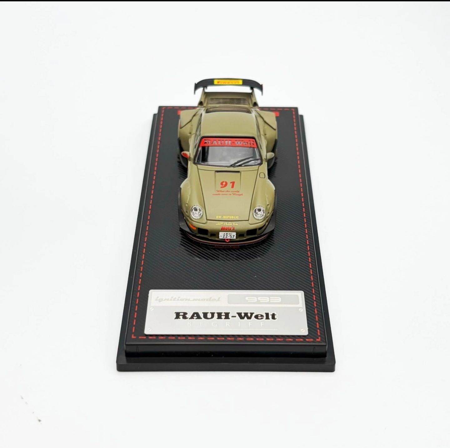 Ignition Model 1:64 Rauh-Welt Begriff RWB 993 – Matte Green - photo 3