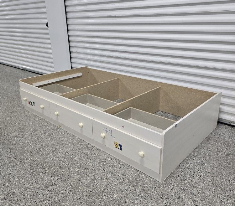 Twin Bed Frame With 3 Drawers - photo 2