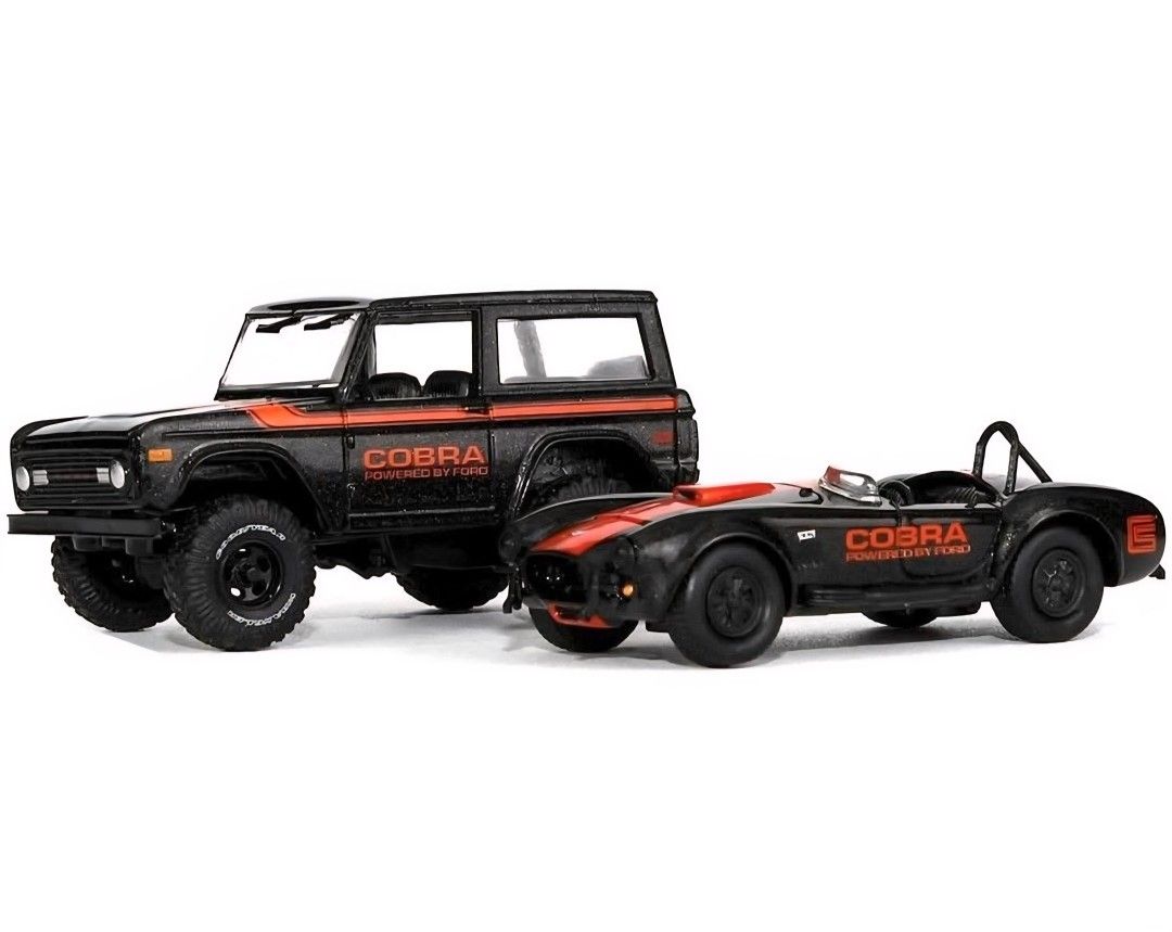 M2 Machines 1976 Ford Bronco & 1965 Shelby 427 Cobra Hauler - photo 3