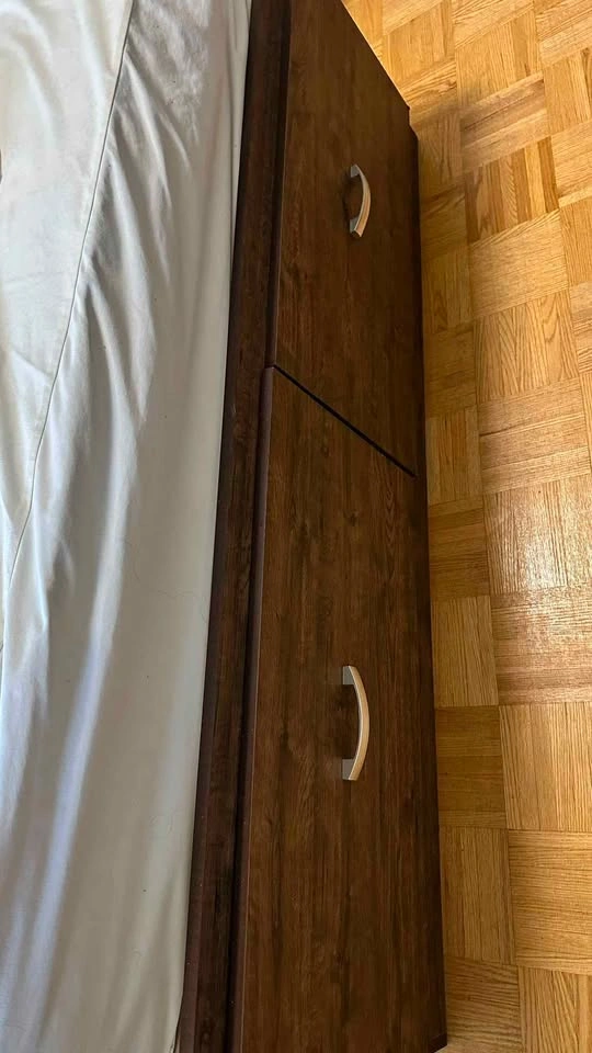 Queen Bed Frame with 4 Storage Compartments - photo 3