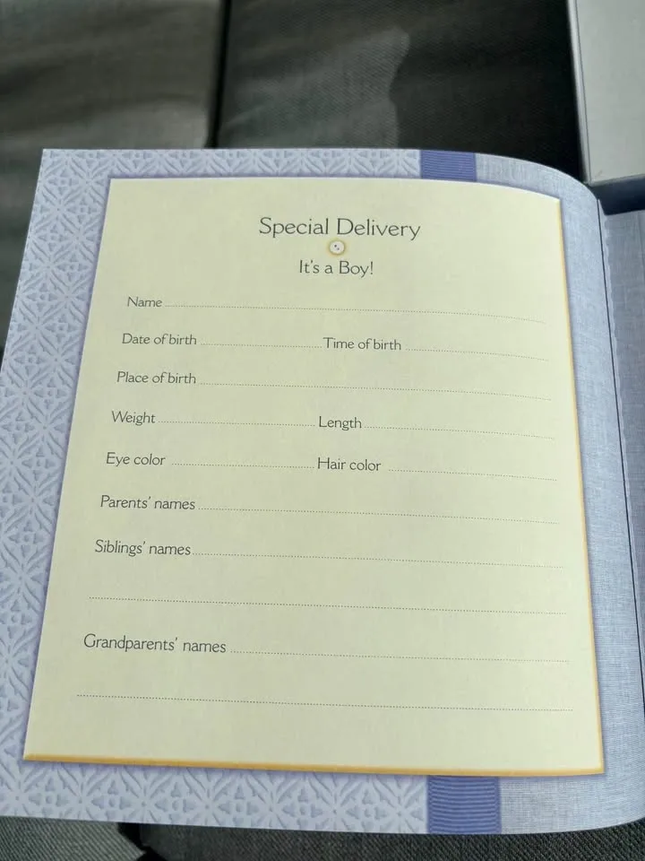 Baby Shower Gift Boy's Photo Album - photo 2