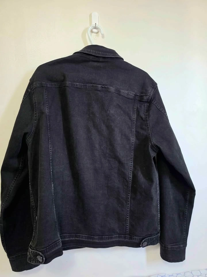 ALTHEORY faded Black Denim Jacket XL - photo 2