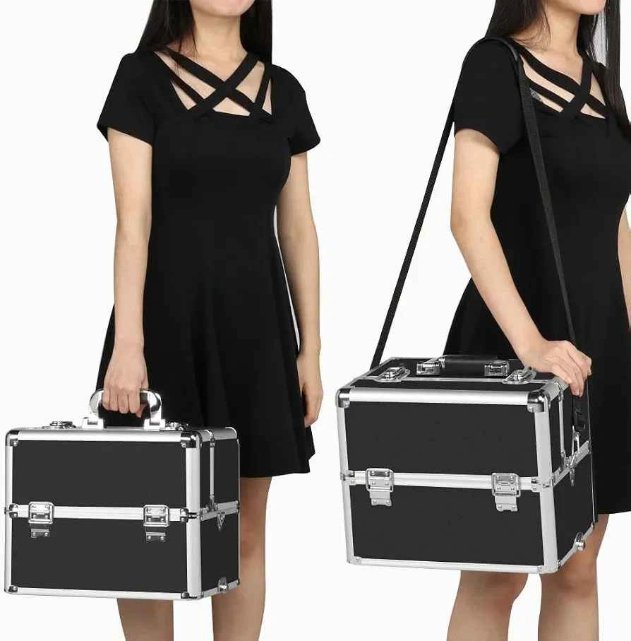 Yaheetech Rolling Makeup Train Case - photo 2
