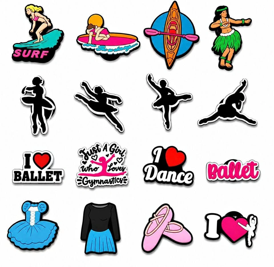 Dance Themed Jibbitz Charms