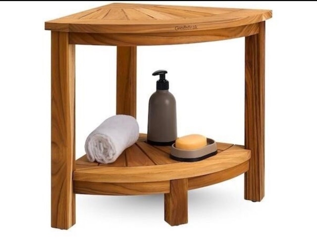 Teak Shower Bench - BNIB