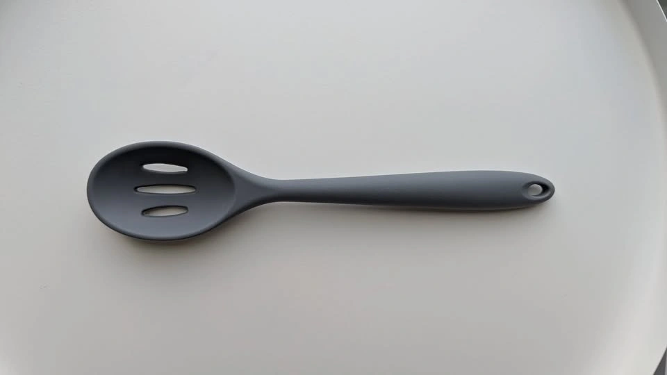 Silicone slotted spoon - Dark Grey - photo 3