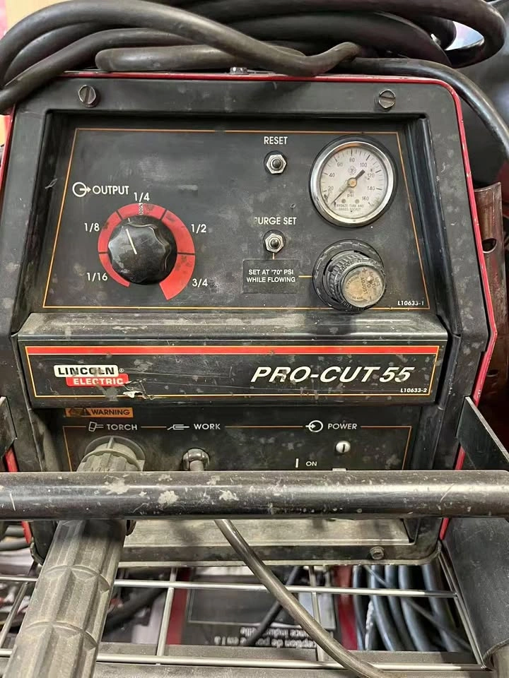 COMPLETE SETUP: Lincoln Pro-Cut 55 Plasma Cutter (Cuts 3/4")