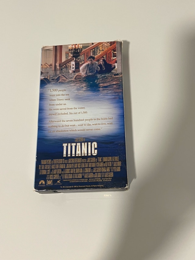 Titanic VHS Tape - photo 2