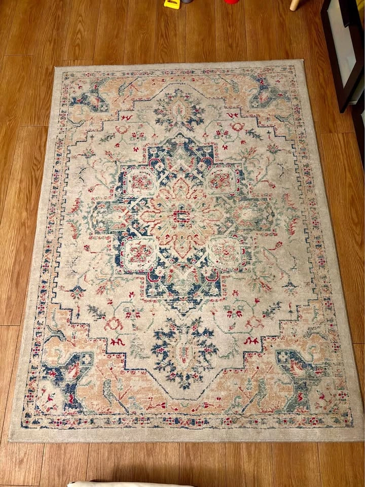 *Moving Out* Traditional Rug 5.5 ft x 4 ft