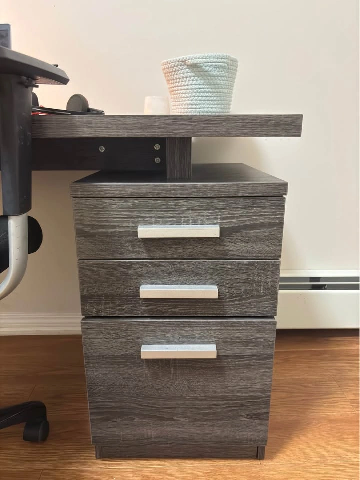 The Brick Office Desk with 3 Drawers - Chair Included - photo 2