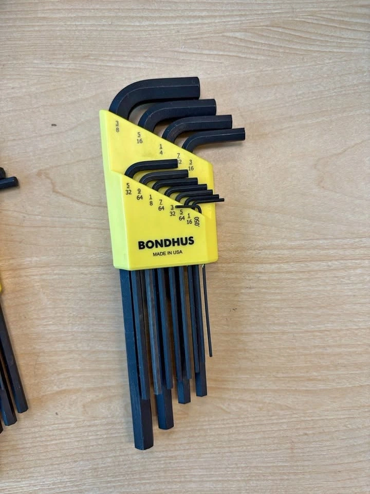Bondhus Allen Key set, Imperial. New