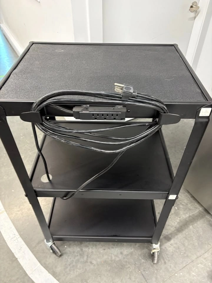 Uline AV Cart 400lb capacity, 3 shelf, casters - photo 3