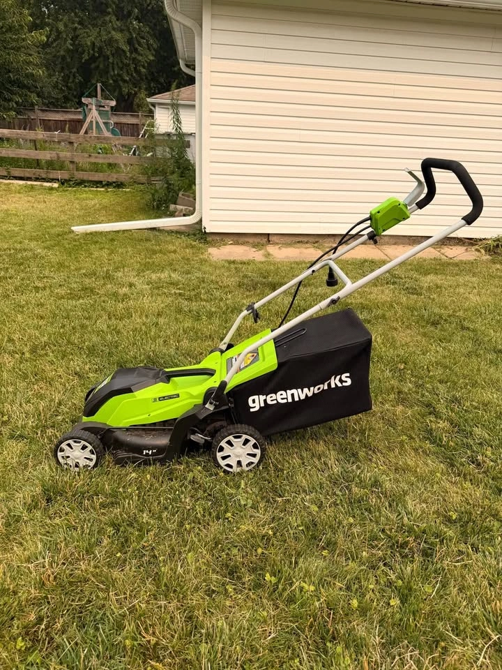 Greenworks 14-Inch 9 Amp Corded Lawn Mower - photo 4