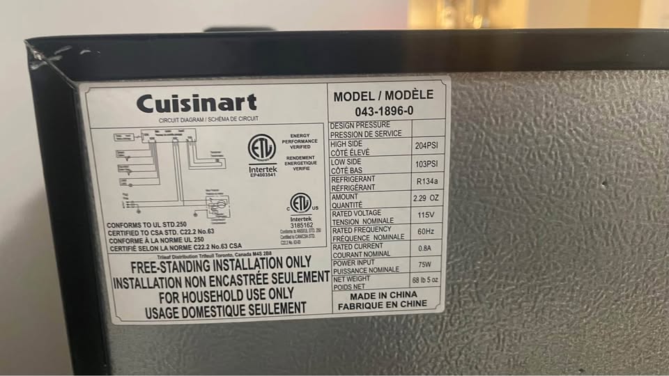 Cuisinart Wine Rack/Chiller, Wine Bar, Beer Fridge - photo 5