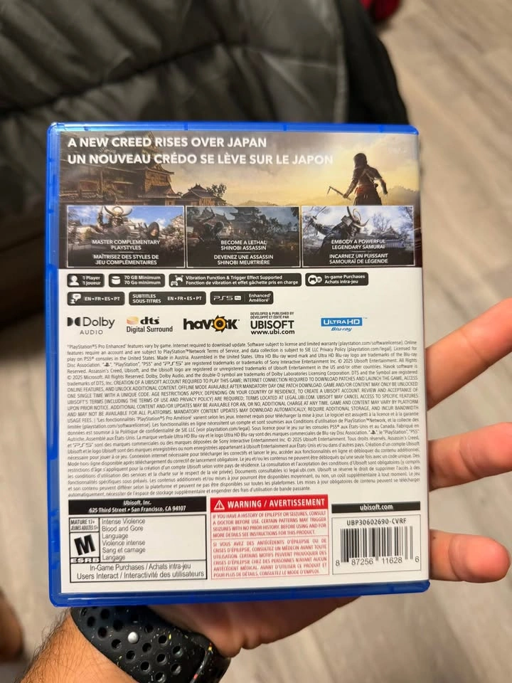 Assassins creed shadows PS5 - photo 2