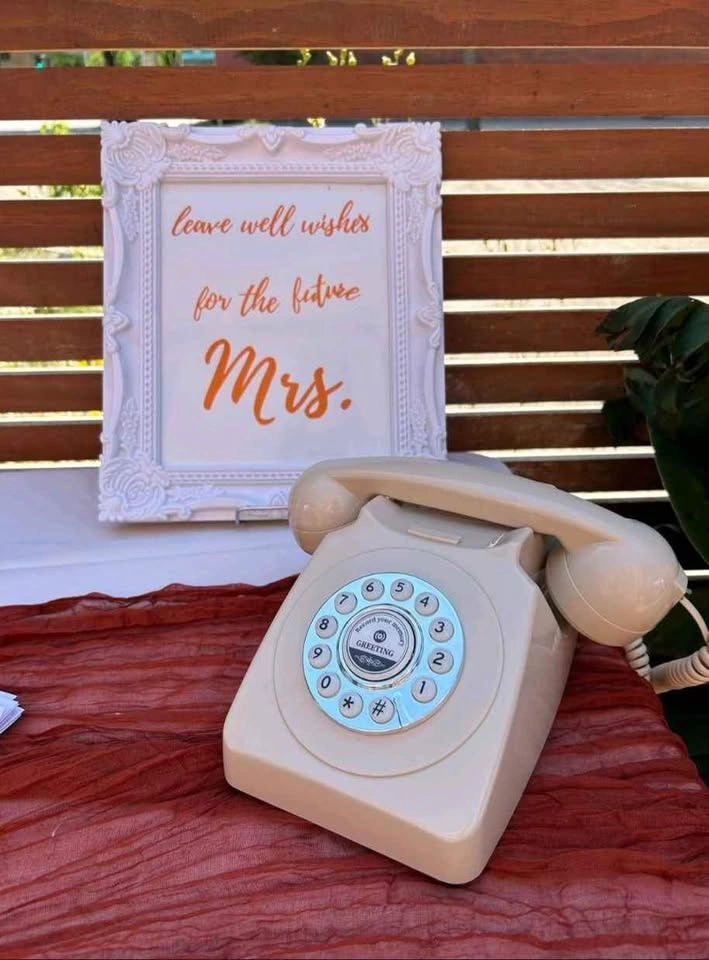 Audio Guestbook Phone For Rent