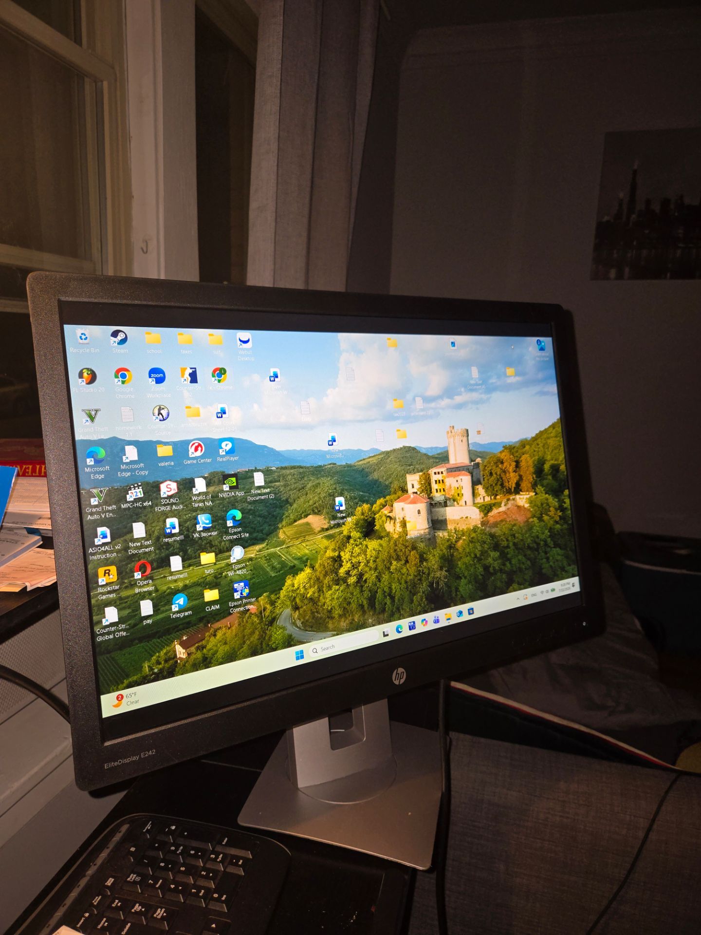 HP EliteDisplay 24" monitor