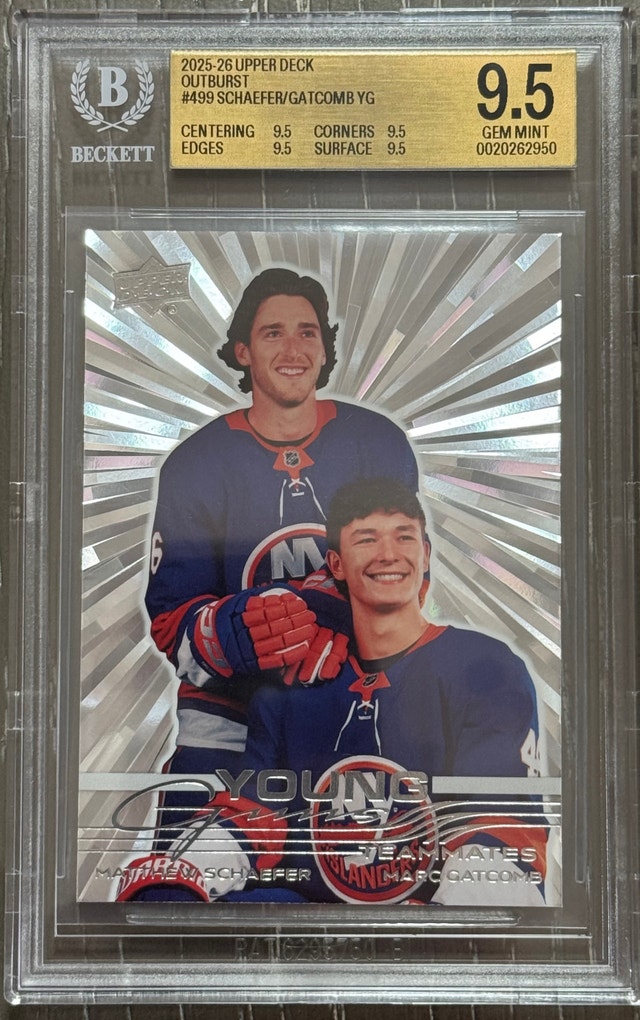 Upper Deck Schaefer/Gatcomb Young Guns Outburst