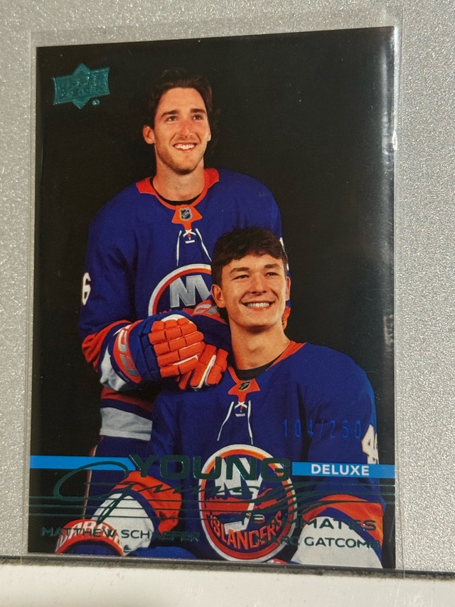 Upper Deck Schaefer/Gatcomb Young Guns Teammates Deluxe