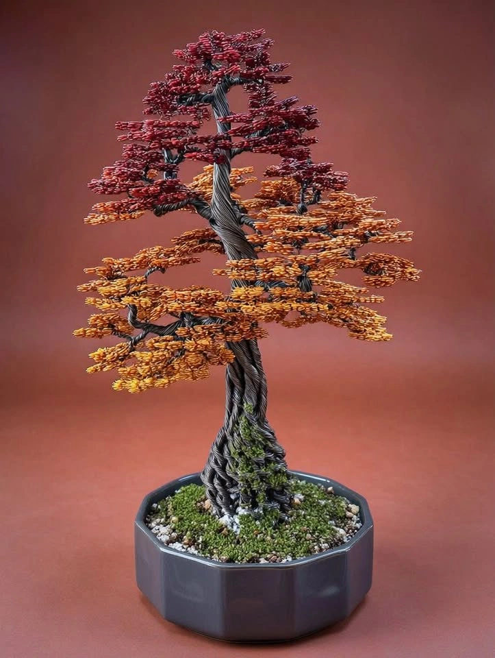 BONSAI HANDMADE TREE (AUTUMN) - photo 2