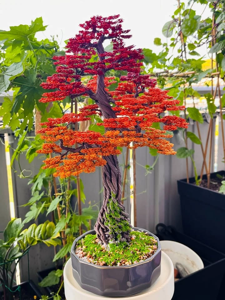 BONSAI HANDMADE TREE (AUTUMN) - photo 5