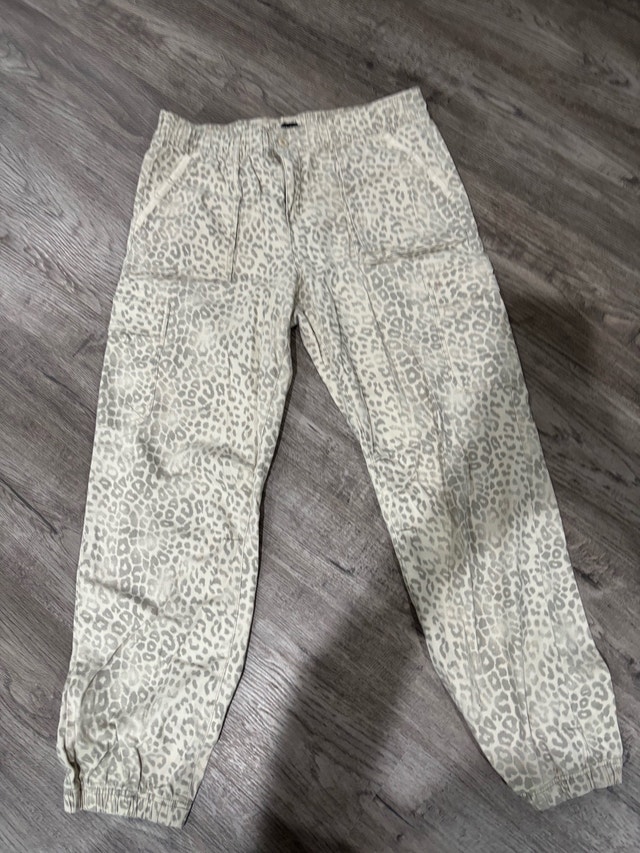 Love & Liberty Leopard Cargo Joggers