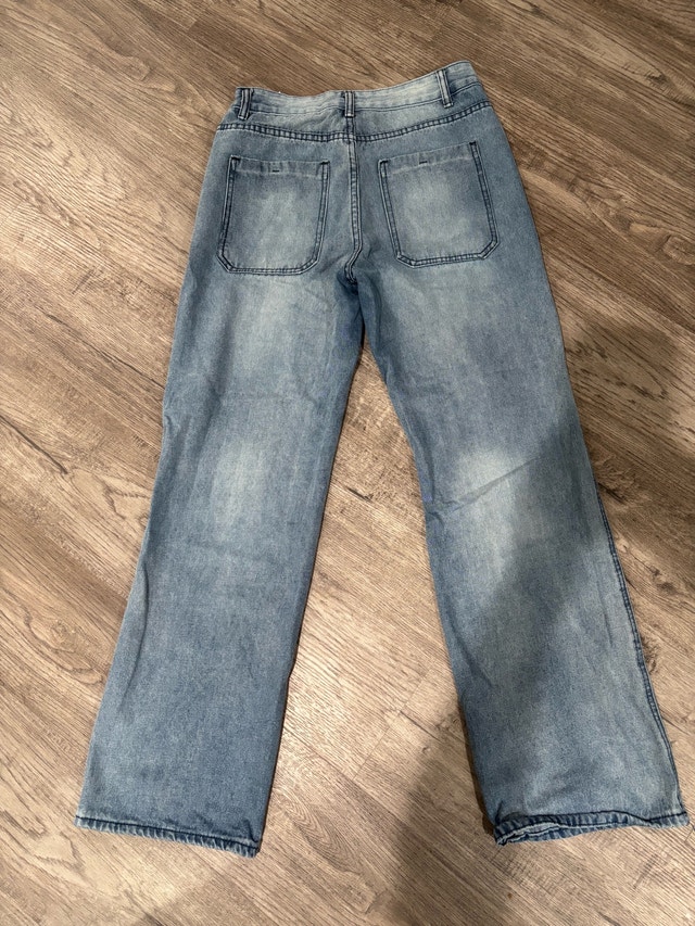Garage Light Blue High-Waist Straight Leg Jeans - photo 2