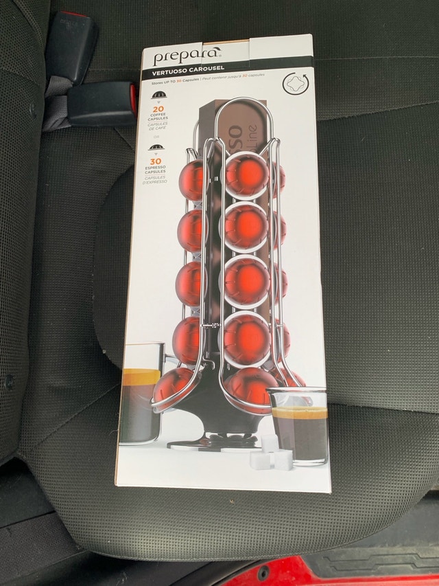 Prepara Nespresso Vertuo and Espresso Pods Carousel