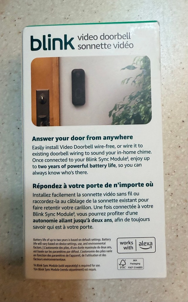 Blink Video Doorbell - photo 2