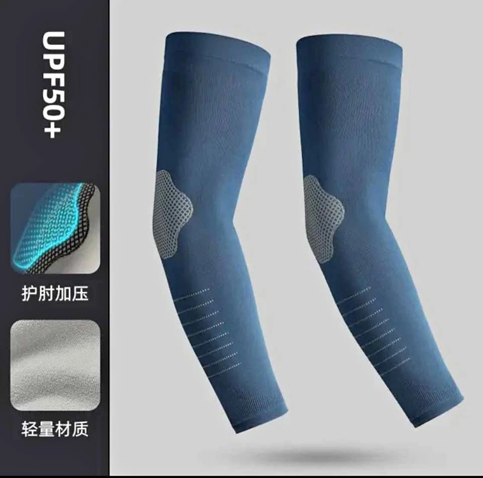 UPF 50+ Compression Arm Sleeves with Elbow Support