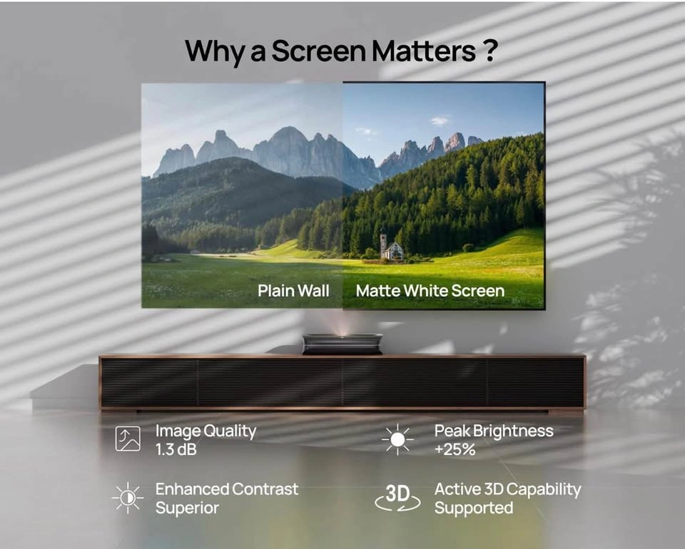 Awol 4k 100 inch projector screen - photo 2