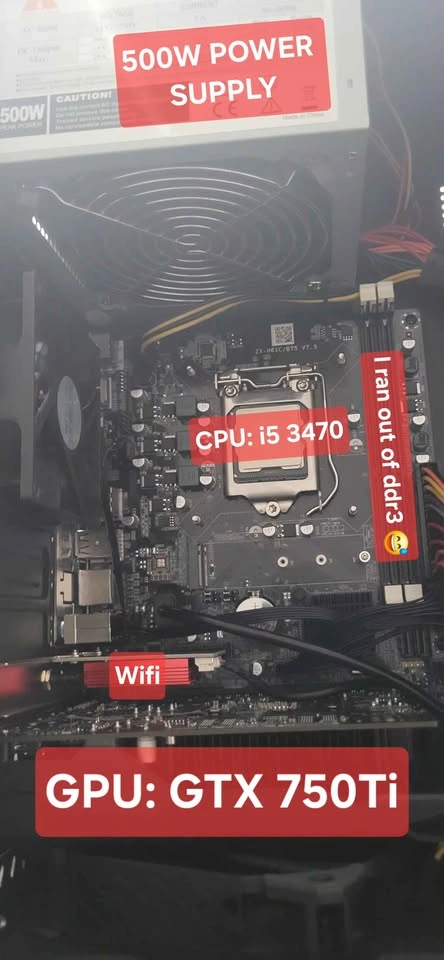 Budget Gaming / Office PC (i5, GTX 750 Ti, Wi-Fi) + OBO - photo 2